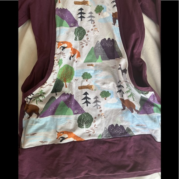 Woodland Animal Nursing Hoody - Picture 3 of 13